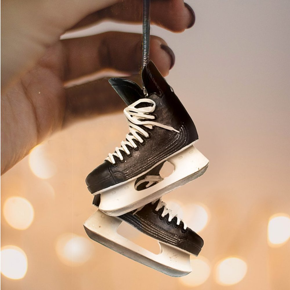 Hockey Skates Winter Ornament